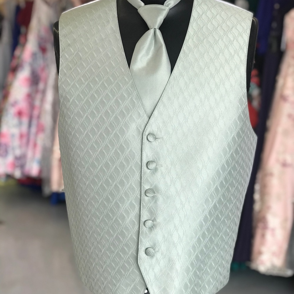 Men’s Vest & Tie Set